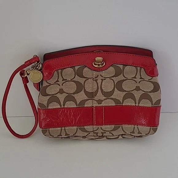 Coach Red Purse - Picture 1 of 6